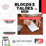 BLOCOS E TALÕES